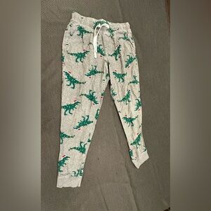 Old Navy Santa T-Rex pajama joggers. Mens small